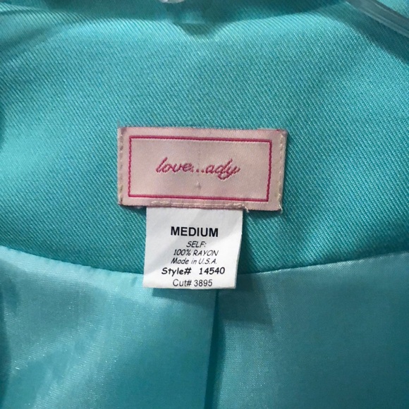 Teal colored blazer! - Picture 4 of 5